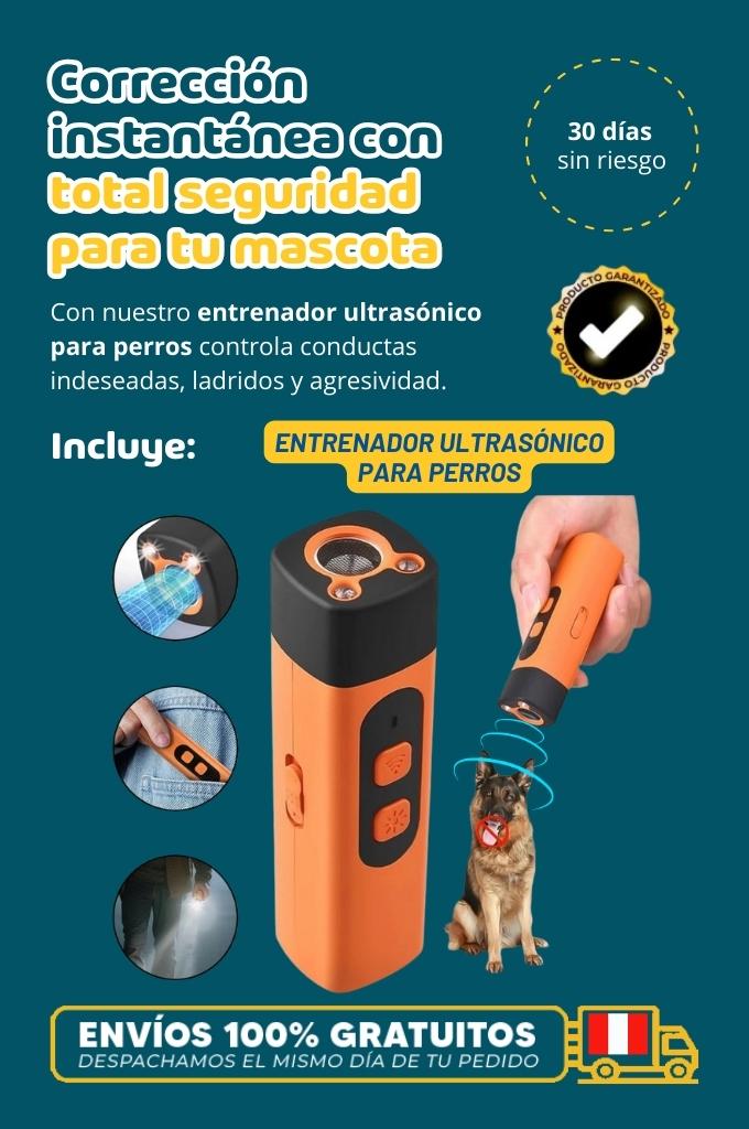Entrenador ultrasónico para perros