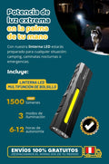 Linterna LED multifunción de bolsillo