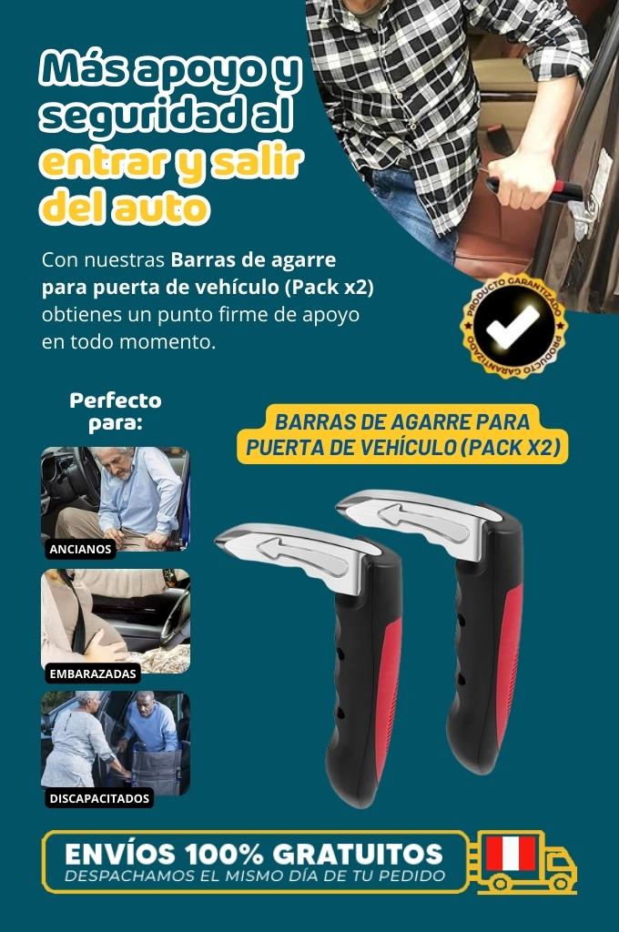 Barra de agarre para puerta de vehículo (Pack x2)