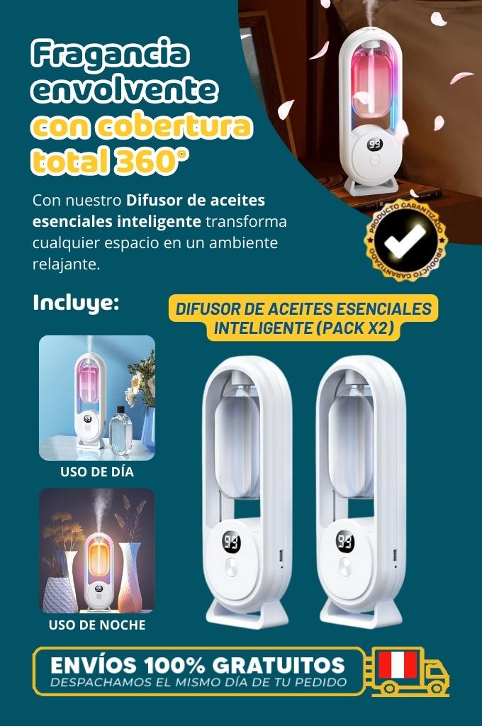 Difusor de aceites esenciales inteligente (Pack x2)