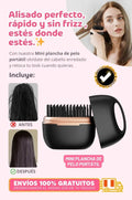 Mini plancha de pelo portátil
