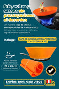 Tapa de silicona antisalpicaduras de aceite (Pack x2)