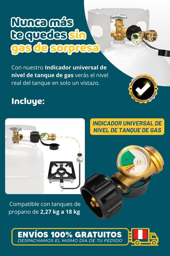 Indicador universal de nivel de tanque de gas