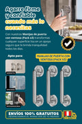 Manijas de puerta con ventosa (Pack x3)