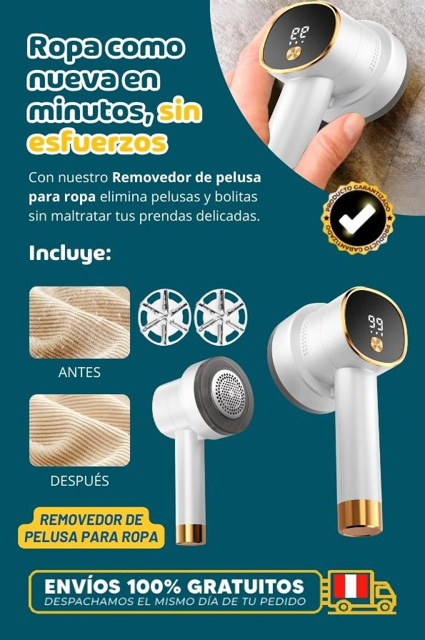 Removedor de pelusa para ropa