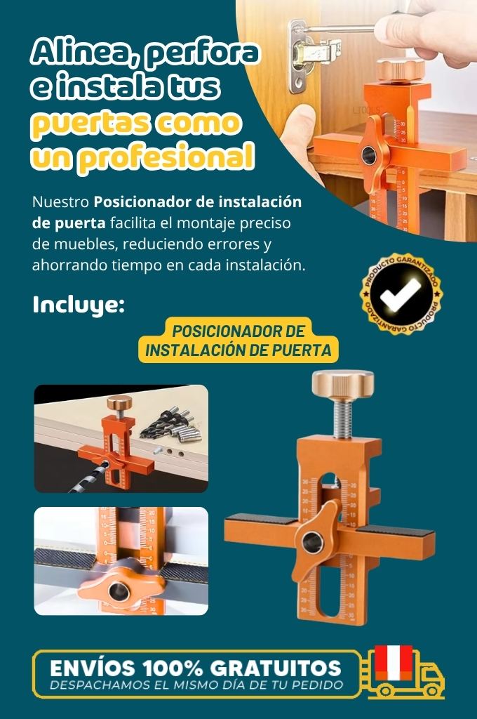 Posicionador de instalación de puerta