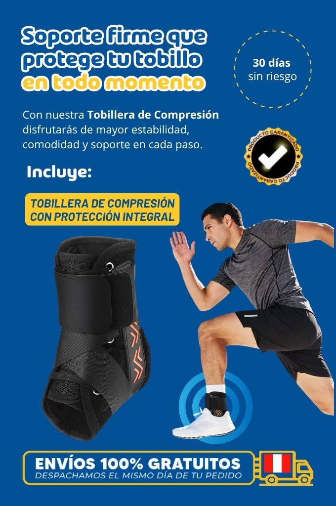 Tobillera de Compresión con Protección Integral