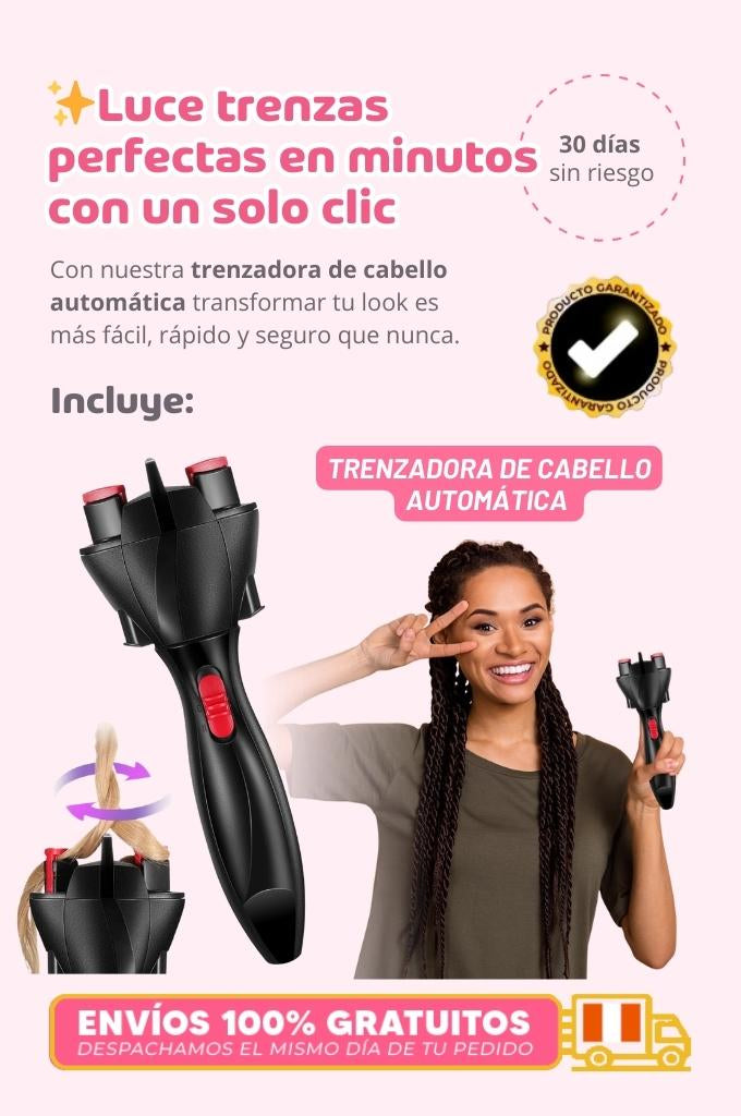 Trenzadora de cabello automática
