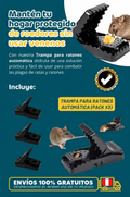 Trampa para ratones automática (Pack x3)