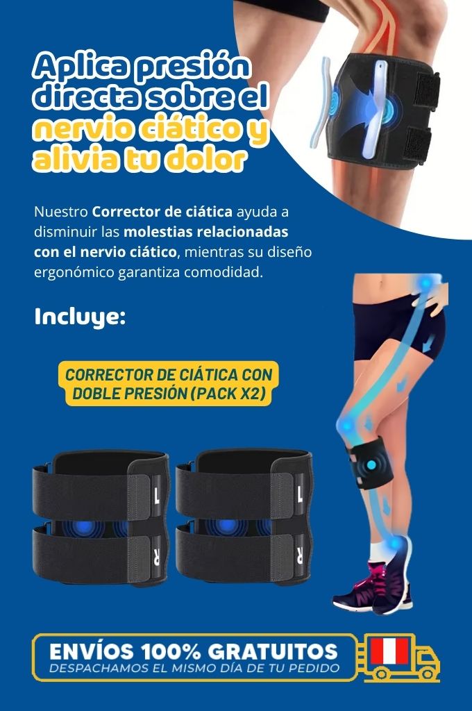 Corrector de ciática con doble presión (Pack x2)